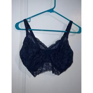 Victoria’s Secret Curvy Lace Bralette – Size XL – Blue